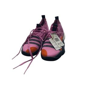 Trae Young Pink  Orange Athletic Shoes Lightweight Design Sleek Silhouette